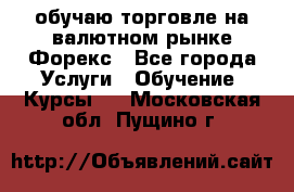 обучаю торговле на валютном рынке Форекс - Все города Услуги » Обучение. Курсы   . Московская обл.,Пущино г.